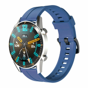 Silikonski remen za pametni sat Huawei Watch GT / GT2 / GT2 Pro: plavi - Huawei Watch GT 46mm - Hurtel