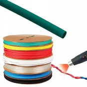 Rosfix termoskrčljiva cev zelena 2,5mm 1m