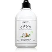 Perlier Thai Coco Relax Bath Cream relaksacijska krema za kopel 500 ml