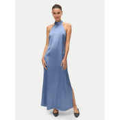 Vero Moda Večerna obleka Sally 10333766 Modra Regular Fit