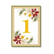 Personal Številka mize - Blooming Meadow Izberite količino: 11 kos - 30 kos