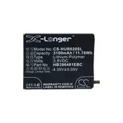 Baterija za Huawei Ascend Y6 2, Honor 5a, Huawei G7 Plus, 3100mAh, Li-Pol, 3.8V, HB396481EBC, HQ
