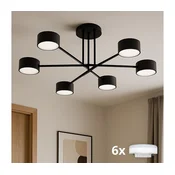Brilagi - LED RGB prigušiva plafonska lampa MONO 6xGX53/14W/230V Wi-Fi Tuya crna