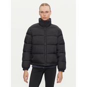Napapijri Puhovka A-Box Logo NP0A4HZ1 Črna Loose Fit