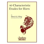 KLING:40 CHARACTERISTIC ETUDES FOR HORN