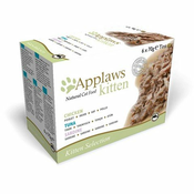 30 % popusta na 18 x 70 g Applaws - Kitten: mješovito pakiranje (sardine, piletina, tunjevina)