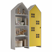 Rumena/bela odprta otroška garderobna omara 115x171,5 cm CASAMI BRUGES – Vipack