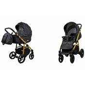 Babylux Axel Carbon | 2v1 Kombinirani Voziček kompleti | Otroški voziček + Carrycot