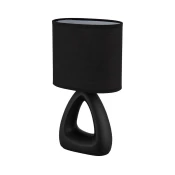 Globo 21731S - Stona lampa TRIANGLE 1xE14/40W/230V crna