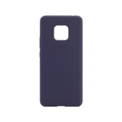 Huawei Mate 20 Pro, Silikonski ovitek (liquid silicone), Soft, Polnočno modra (Midnight Blue)