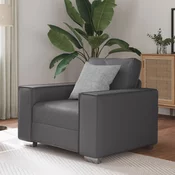 Sofa stolica Sivi 100 cm Lažna koža