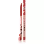 Makeup Revolution Pout Liner svinčnik za ustnice za povečanje volumna odtenek Burnt Cherry Red 0.2 g