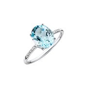 DIAMANT LETERNEL Prstan srebrna