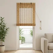 vidaXL Rolo Rjava 60 x 220 cm Trsje