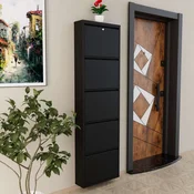Hanah Home Cipelarnik, 50x169x15 cm, Crni