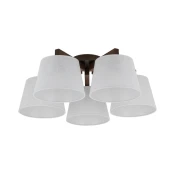 Brilagi - Plafonski luster LATTE 5xE27/15W/230V borovina/bela