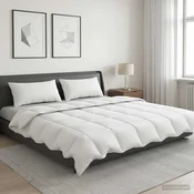 Odeja FULDA 200 x 240 cm Poletje 100 GSM 90% gosje puhovje Bela