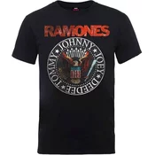 Ramones Majica Vintage Eagle Seal Unisex Black L