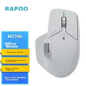 Rapoo Bežicni miš, 2.4GHz, Bluetooth, USB, Sivi
