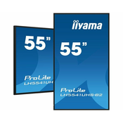 iiyama LH5541UHS-B2 54.6 IPS 4K Display with 500CD Brightness and Multiple Connectivity Options