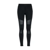 Womens Tech Mesh Leggings - Black