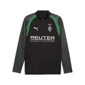 PUMA Borussia Mönchengladbach Quarter-Zip Slim Training Top Men, Sports, Black/White, L