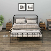 Greatstore Nočna omarica 2 kosa dimljeni hrast 40x35x50 cm
