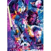 Ravensburger - Puzzle Vojna zvezd: zbirka Hyperspace: The Phantom Menace: zbirka vesoljskega prostora - 500 kosov