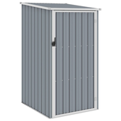 vidaXL Vrtna lopa siva 87x98x159 cm pocinkano jeklo