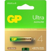 GP Alkalna baterija ULTRA AAA (LR03) - 4 kos 1013124100