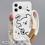 Yingkaida Maska za mobilni telefon iPhone 17 Pro, Bela