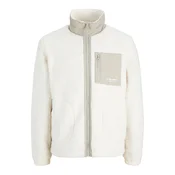 JACK & JONES Jopa iz flisa JJESoho siva/bela