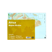 Grupo PAKET 10 MUTE MAPS JE AFRICA FIZIČNA POLITIKA, (20837742)