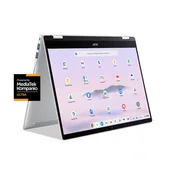 Acer - Chromebook Plus Spin 514 -14 WUXGA Touch Laptop with Google AI- MediaTek Kompanio Ultra-12GB RAM- UFS 256GB - Wi-Fi 7 - Platinum Silver