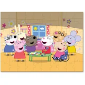 DODO Puzzle Peppa Prase sa figurom Porodica