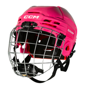 Hokejska čelada CCM Tacks 70 Combo Pink Junior
