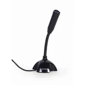 Gembird MIC-D-02 namizni črn, mikrofon