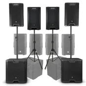 LD Systems ICOA SET 2 x ICOA 12A + 4 x ICOA 15 SUB + stojala + prevleke - LD SYSTEMS