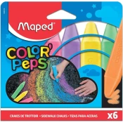 Maped Kreda barvna debele za pločnik 1/6