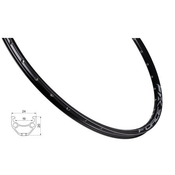 Force felga rim xc basic disk 622x19 36 rupa crna ( 7025791 )