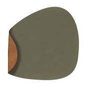Pogrinjek iz eko usnja 37x44 cm Curve L Double Nupo – LIND DNA