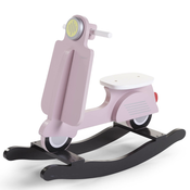 childhome® otroški gugalnik rocking scooter pink black