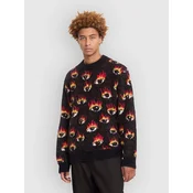 Volcom Fa Ozzy Swtr Eyes moški pulover black