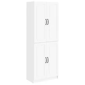 vidaXL Set omar 2 pcs Bela Inženirski les