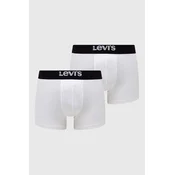 Bokserice Levis 2-pack za muškarce, boja: bijela