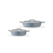 Madame Coco Set šerpi Droit, 4 dela, Sivi