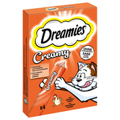 20% popustš 4 x 10 g Dreamies Creamy Snacks - Piletina (4 x 10 g)