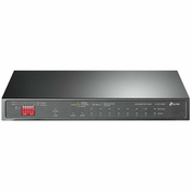 10-Port Gigabit Desktop Switch with 8-Port PoE+PORT: 8× Gigabit PoE+ Ports, 2x Gigabit Non-PoE Ports, 1× Combo Gigabit SFP SlotSPEC: 802.3at/af, 123 W PoE Power, Desktop Steel CaseFEATURE: Extend Mod