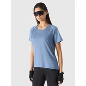 Womens quick-drying cycling T-shirt 4F - blue