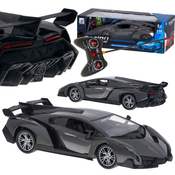 Aga RC daljinsko vodeni dirkalni model 1:12 avtomobilov Black